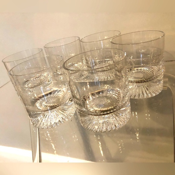 Crystal Whiskey Glasses Set of 6 - Picture 1 of 9